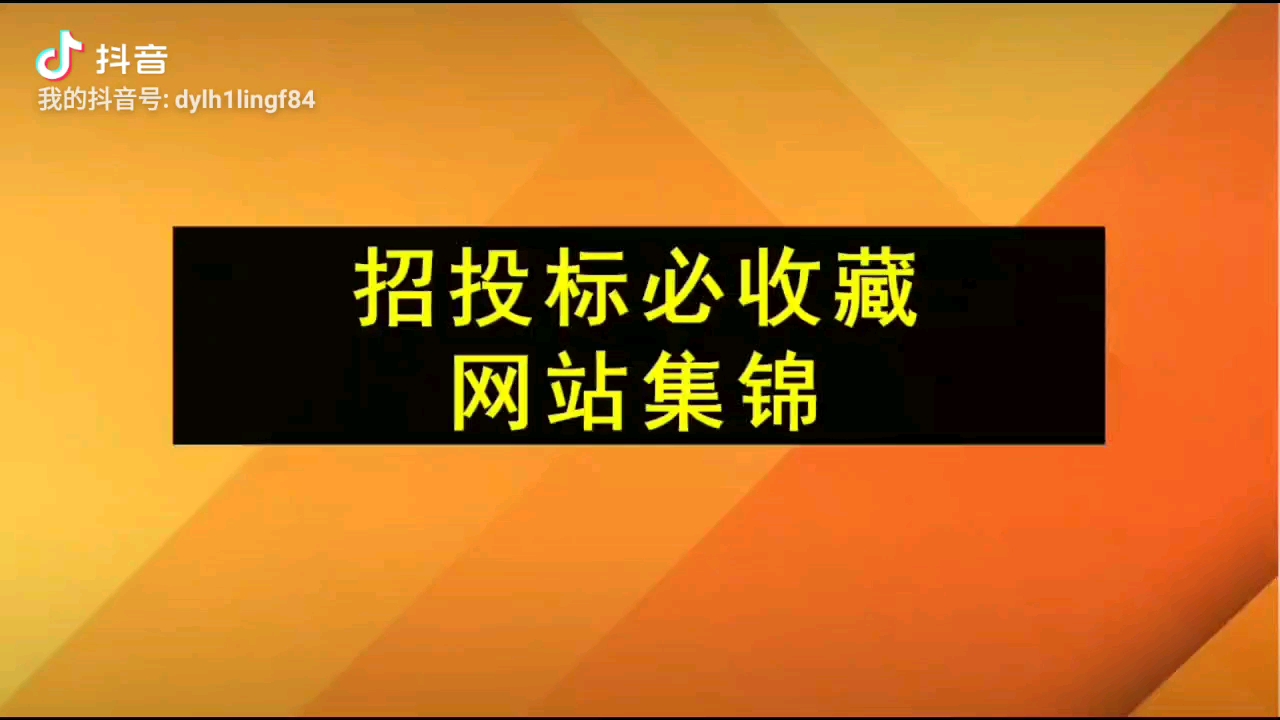 招投标必收藏的网站哔哩哔哩bilibili