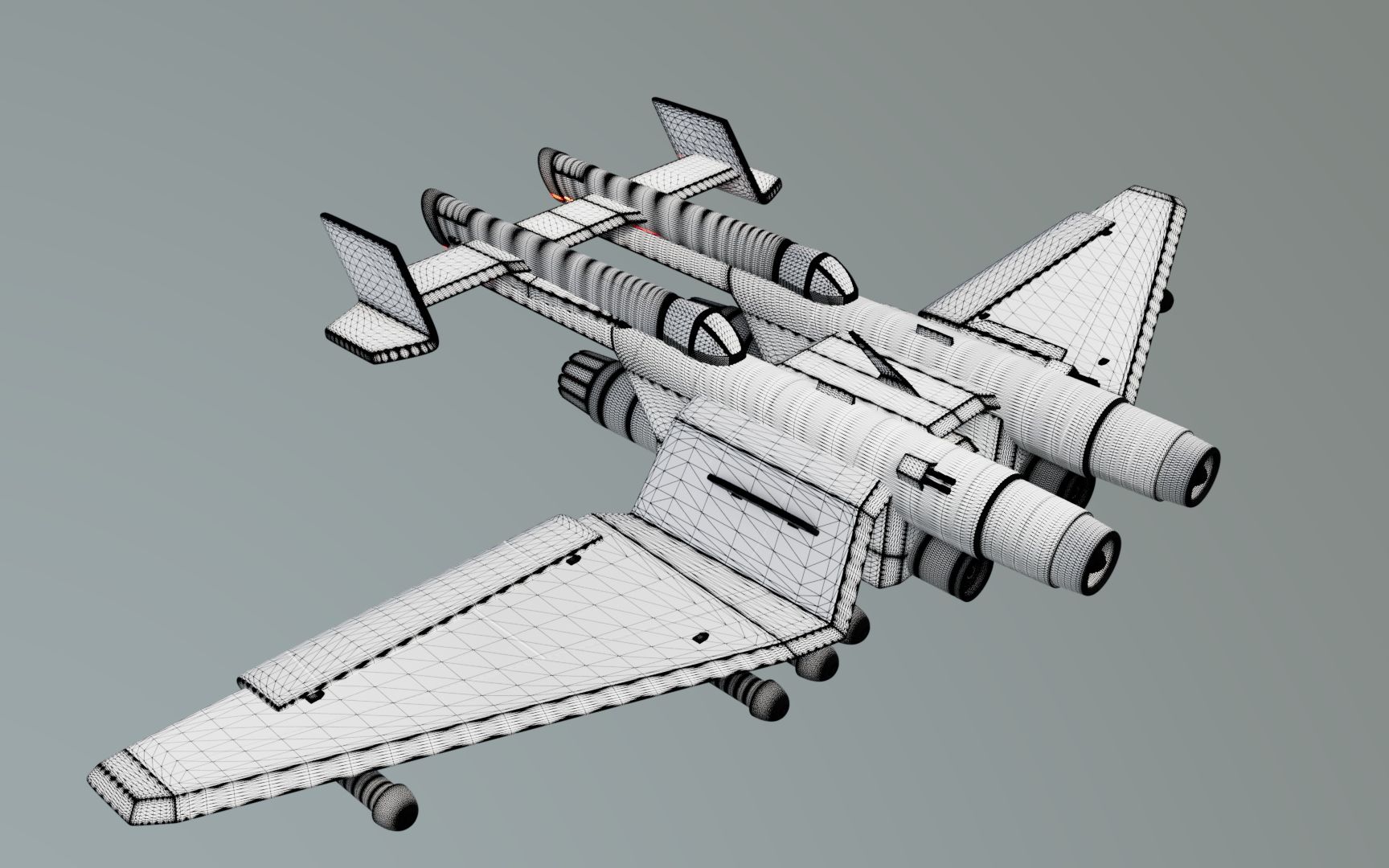 【maya飞机教程】卡通飞机模型布线技巧,高模卡线案例演示_哔哩哔哩