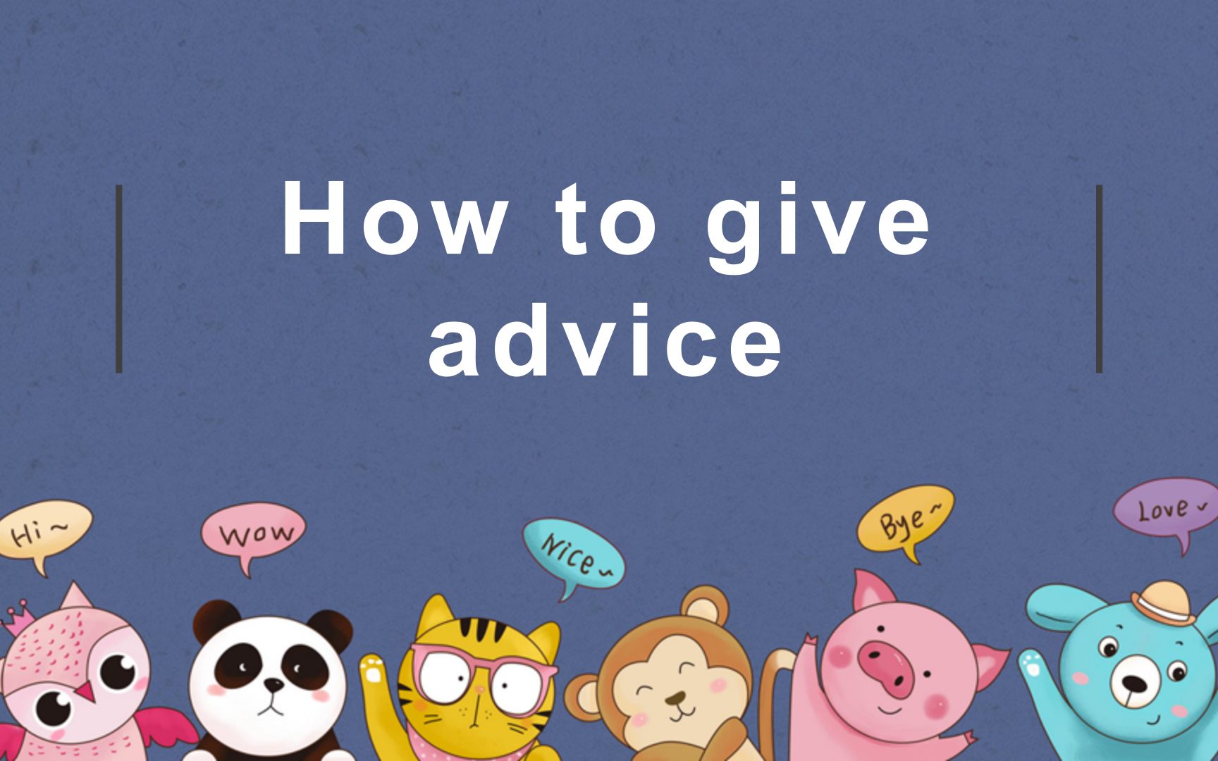 语言功能3 How to Give Advice哔哩哔哩bilibili