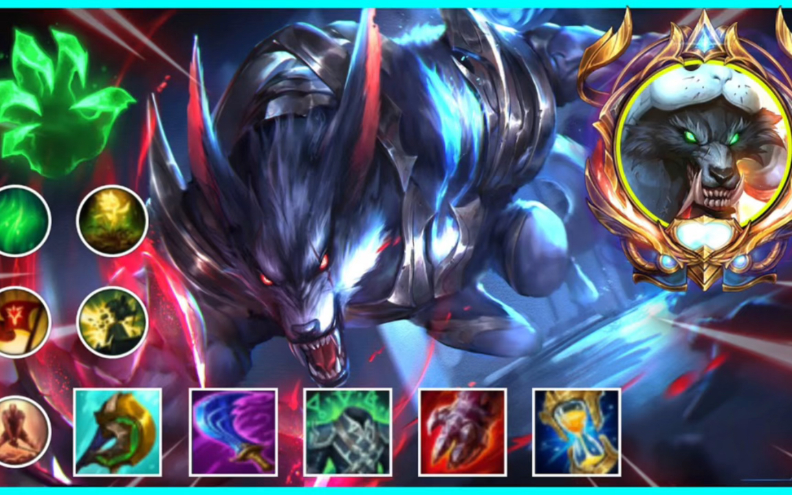 北美狼王百万熟练度玩家精彩操作!沃里克精彩追击～_电子竞技热门视频