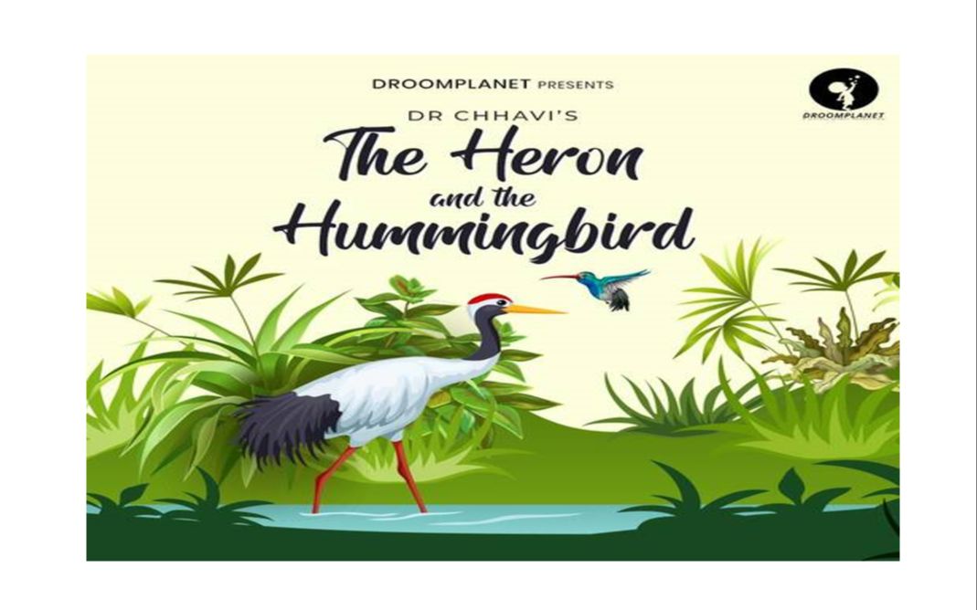 [图]带字幕听故事学英语🍁  The Heron and the Hummingbird《苍鹭与蜂鸟 》