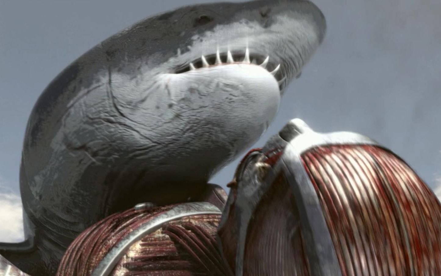 鲨鱼太过厉害,美国舰队都拿它没办法,最后出动了钢铁巨人_哔哩哔哩