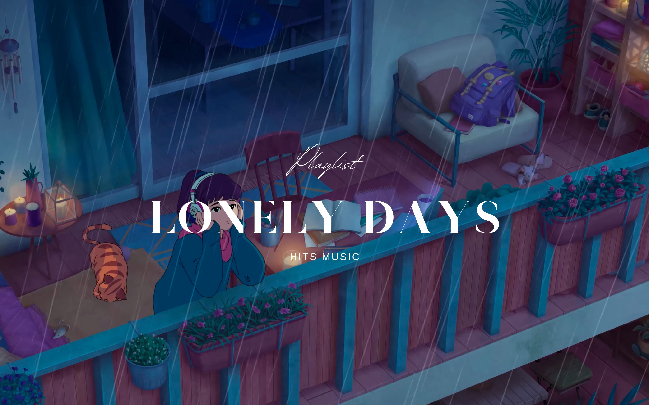 [图][𝗽𝗹𝗮𝘆𝗹𝗶𝘀𝘁] ☔ 雨天 | 悲伤的Lofi歌单 | Lonely Days