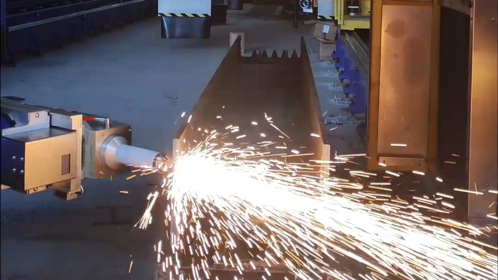 h型钢激光切割机 技术创造潮流,科技铸就成就,钢结构,源头工厂