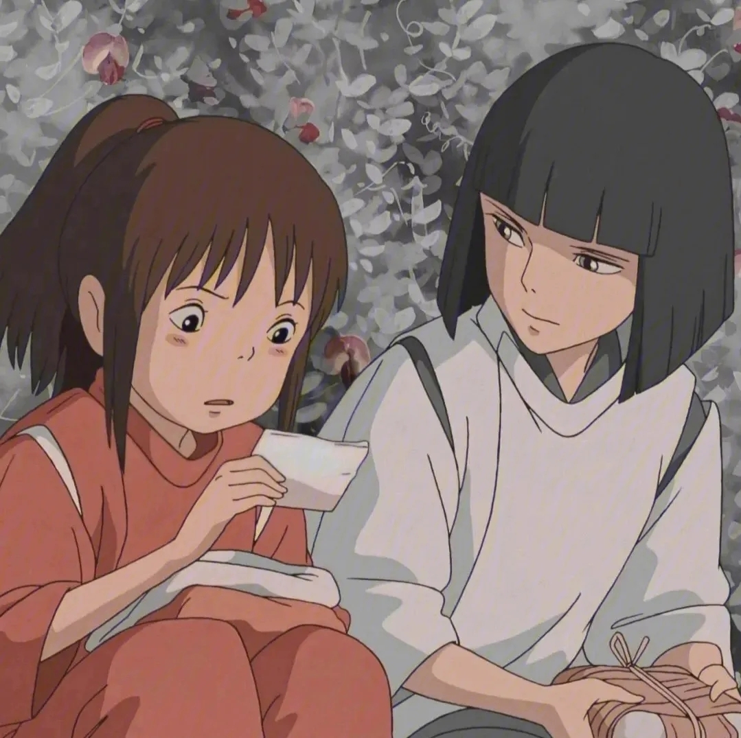 千与千寻#动漫#宫崎骏#童年回忆#荻野千寻#白龙#爱情