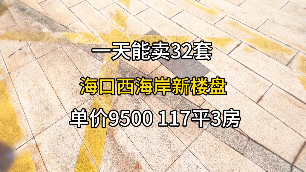 #海南 一天能卖32套的,海口西海岸新楼盘,单价9500 117平3房#海南房产#海口#新楼盘#海南桦跃哔哩哔哩bilibili