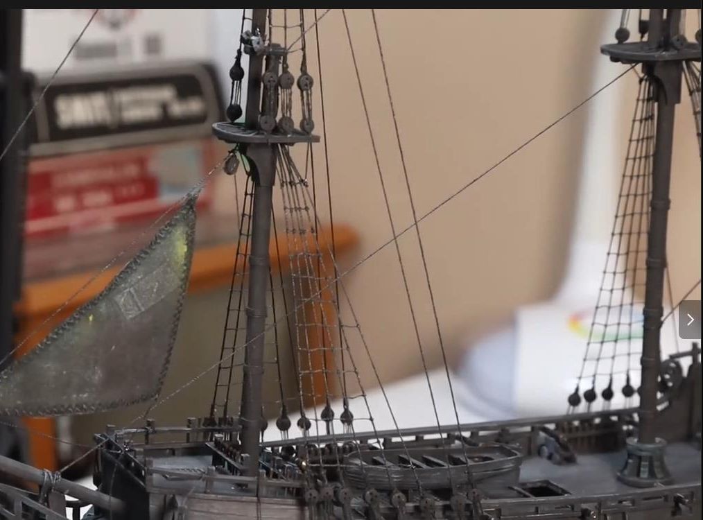 【手工】油管千万次播放的手工大佬制作海盗船模型