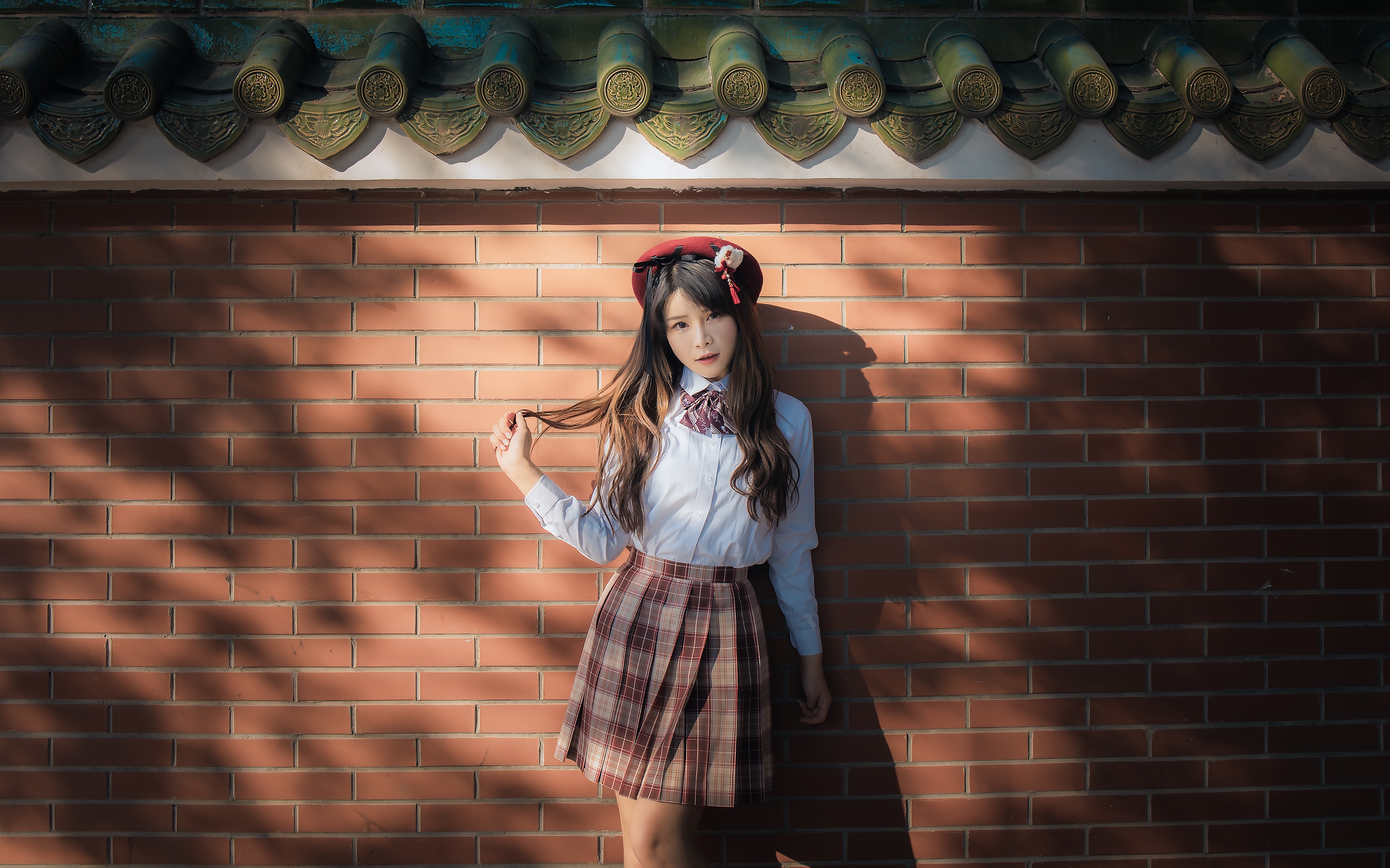 阳光明媚的jk外景