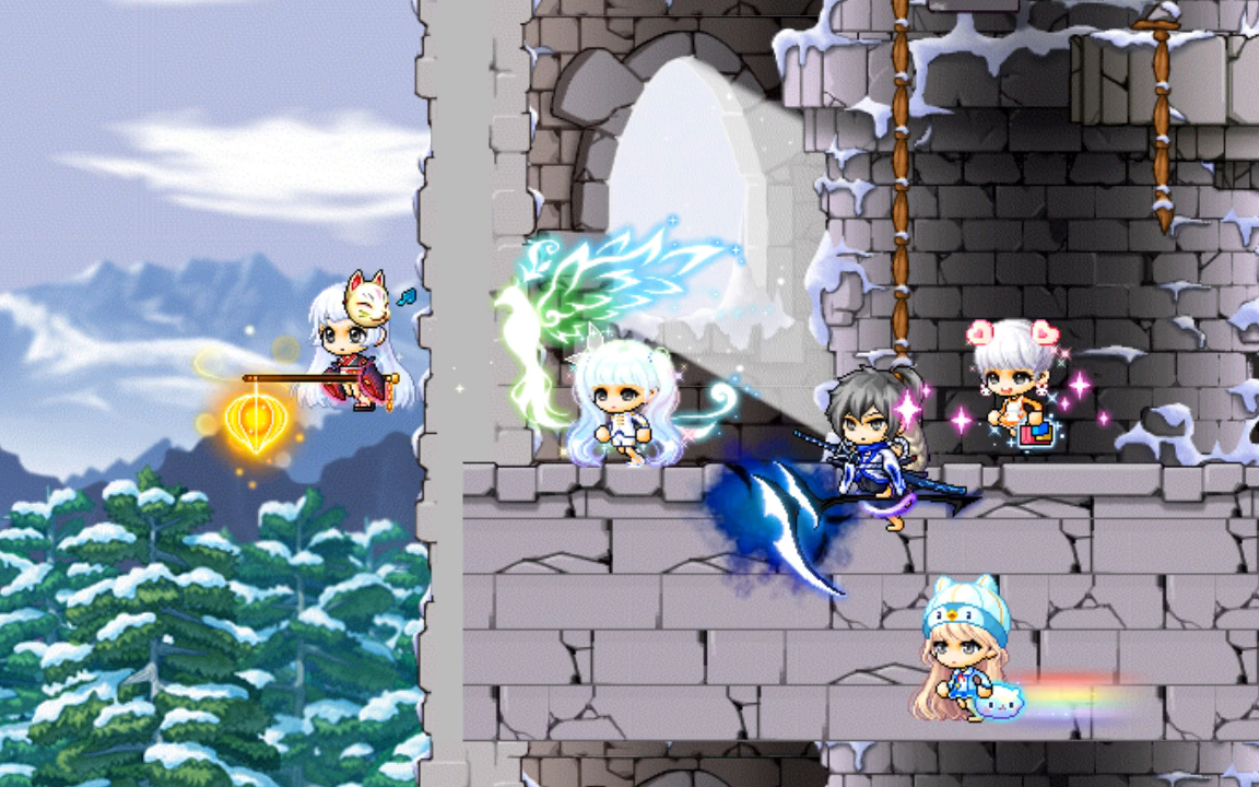 修仙系统斗气死亡断层冒险岛神秘岛-通天塔_2层_地图素材拼接搭建场景