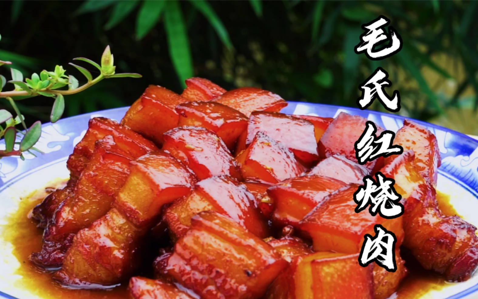 四川妹子做个毛氏红烧肉,色泽红亮,肥而不腻,大口吃肉得感觉真爽!
