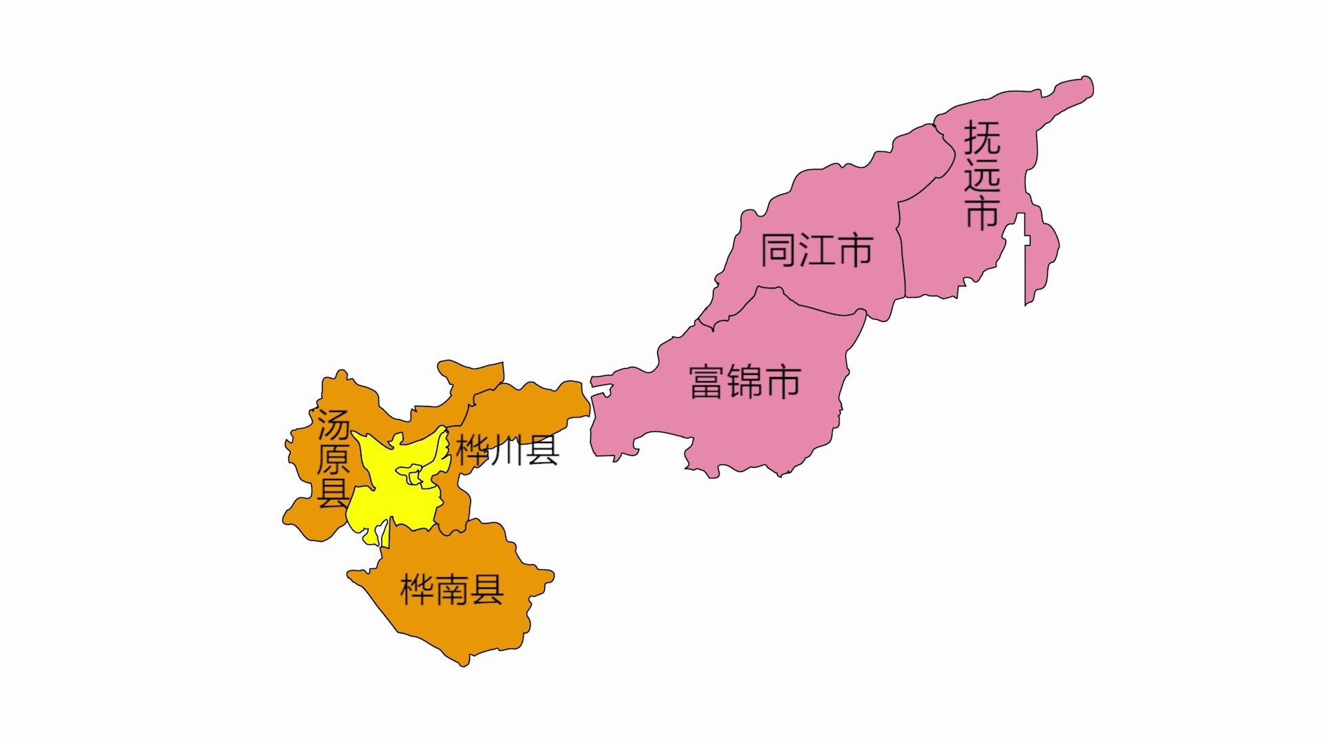 佳木斯市区详细地图图片