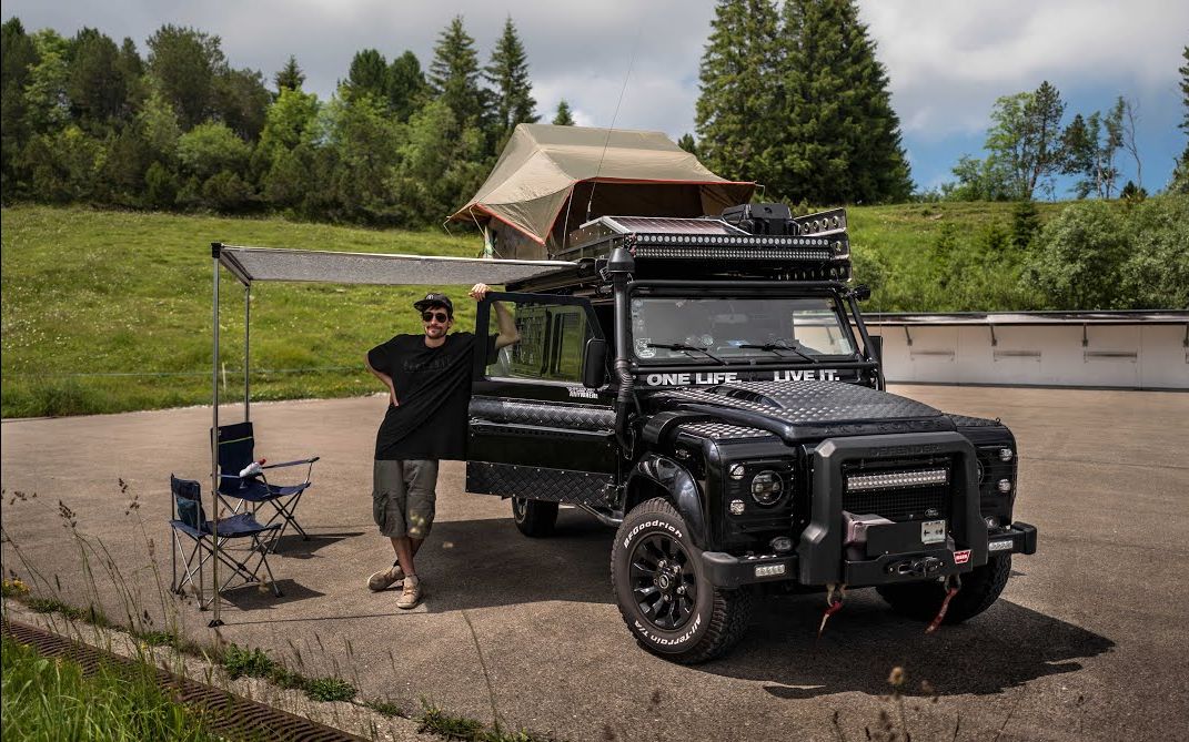 路虎卫士110改装 远征露营装备