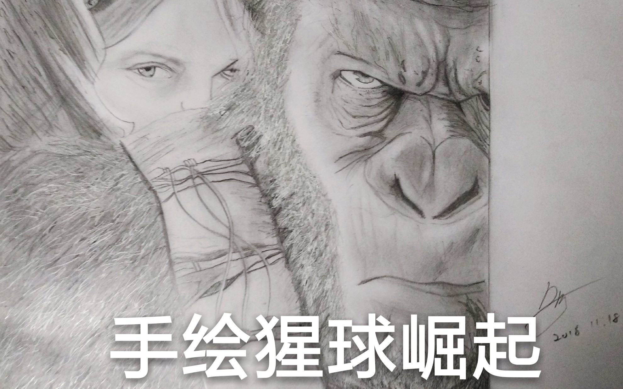 【素描】猩球崛起