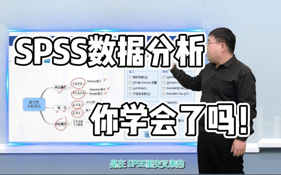 【研究方法】SPSS数据分析你学会了吗!哔哩哔哩bilibili