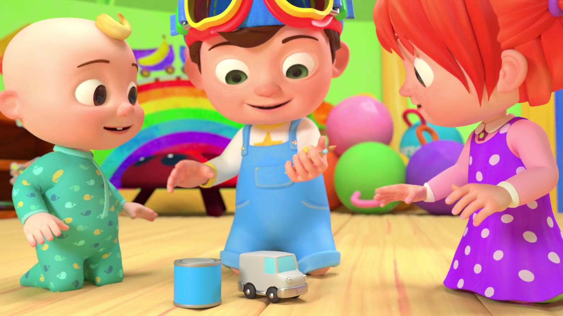 [图]The Car Color Song - CoCoMelon （ABC Kid TV）1080P