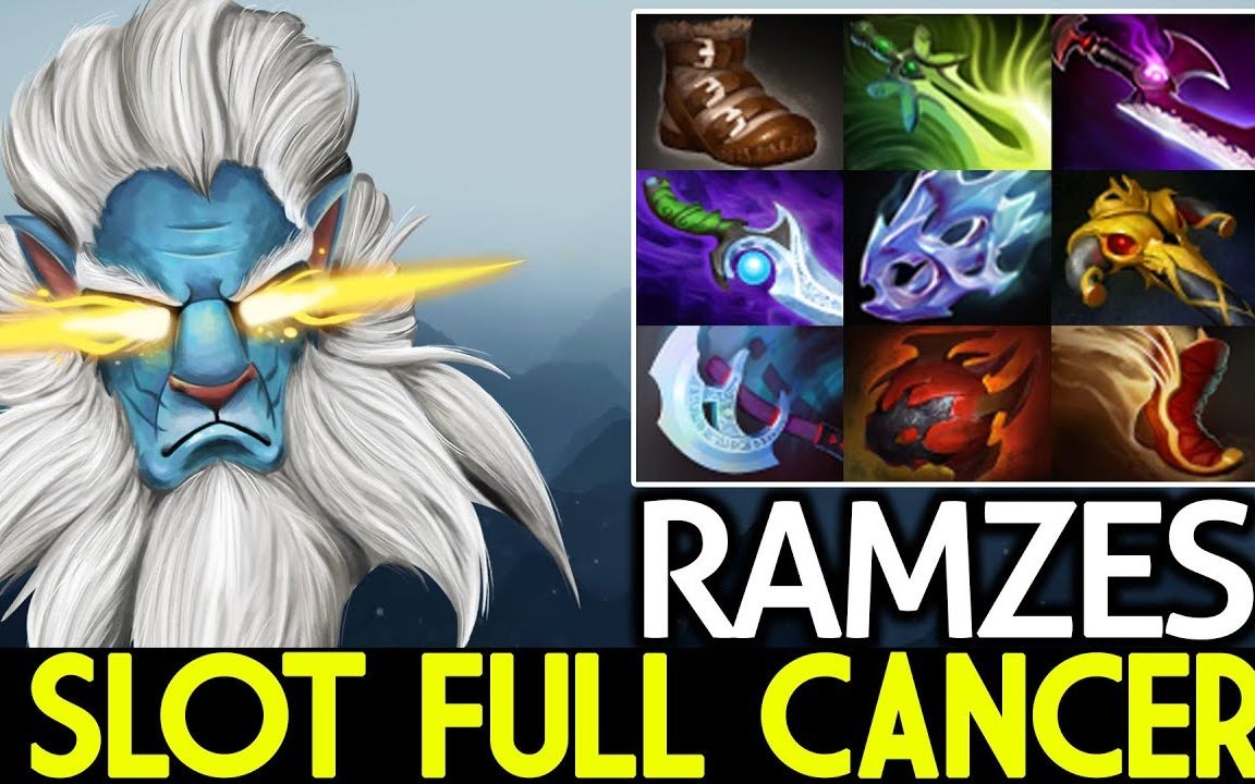 ramzes [phantom lancer] 9 slot item full cancer game_哔哩哔哩
