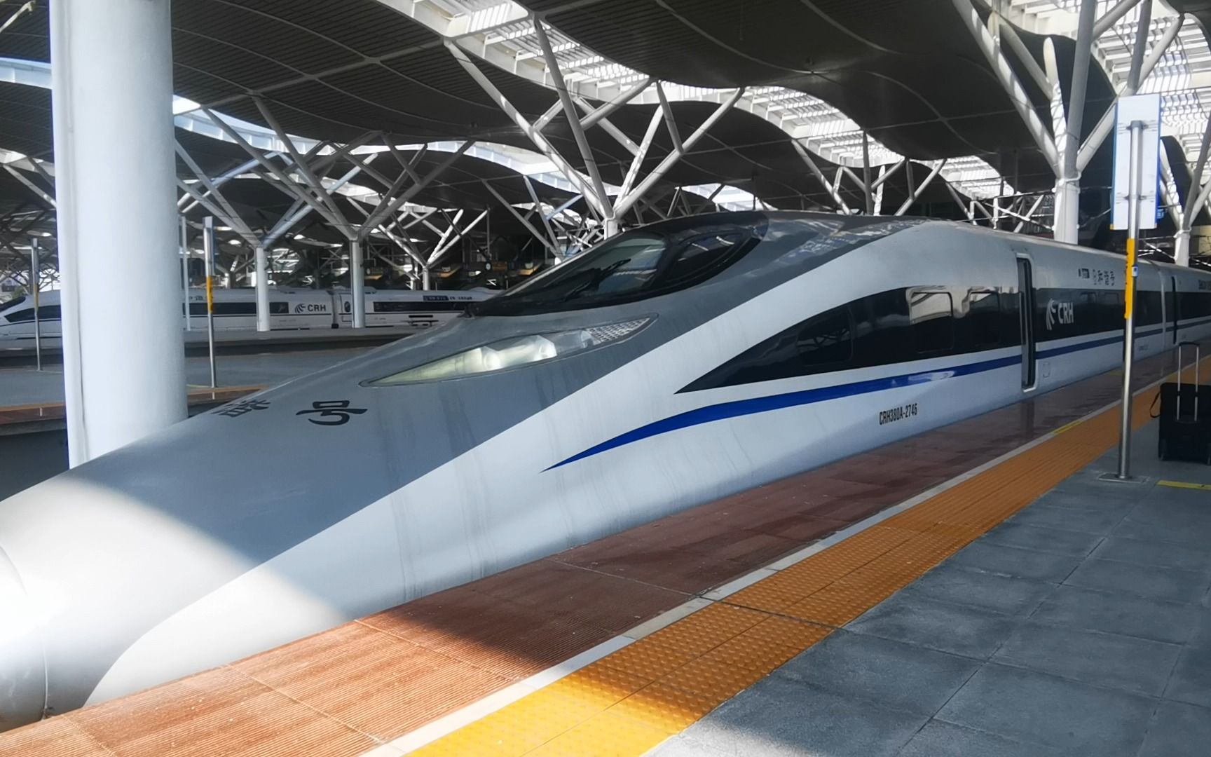 crh380a出站【长沙站】