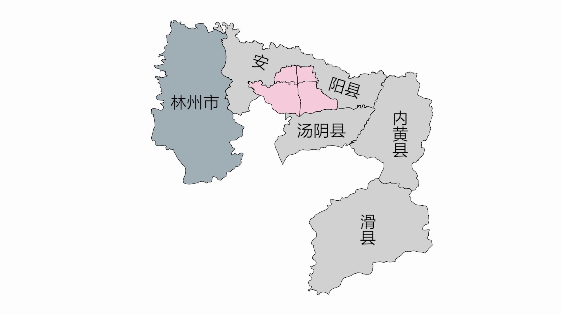 安阳市地图辖区县图片