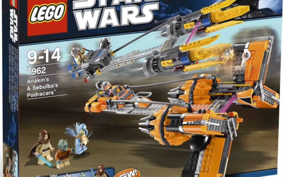 乐高 星球大战 7962 安纳金和赛宝巴的极速飞梭 速组评测