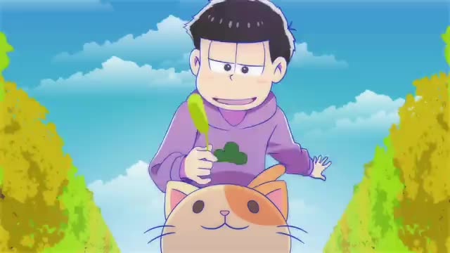 【手绘】一松想靠近第一次见到的猫_哔哩哔哩 (゜-゜)つロ 干杯~-bili