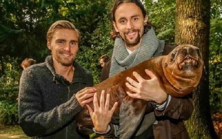 [图]Schmelle und Neven im Zoo - BVB KidsClub Zootag