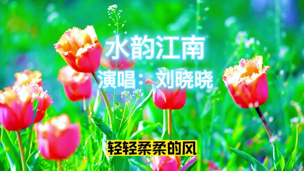 [图]刘晓晓的《水韵江南》清新优美，在她的浅唱低吟中，呈现出一片美丽的江南风景。