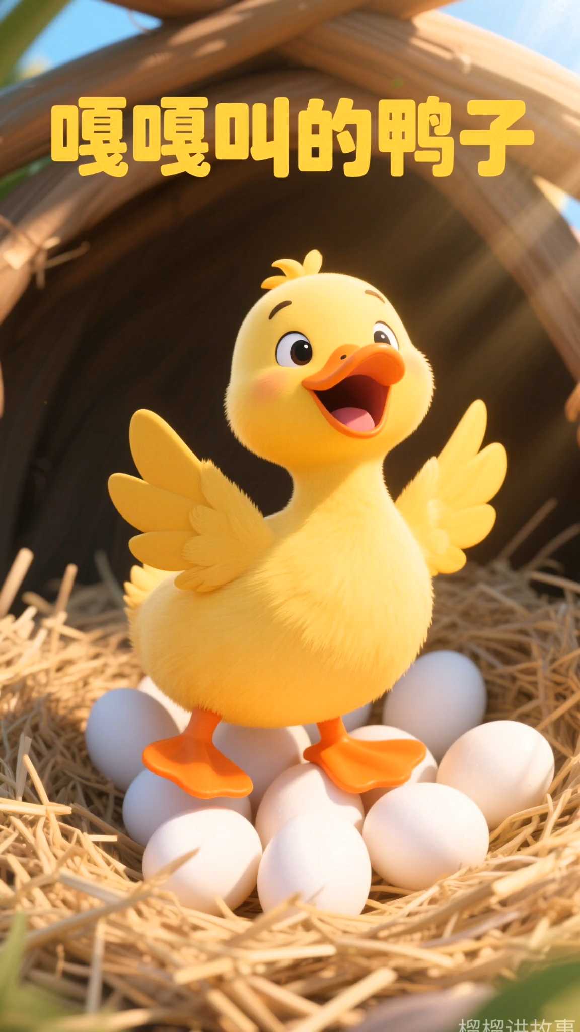 寓言故事-嘎嘎叫的鸭子