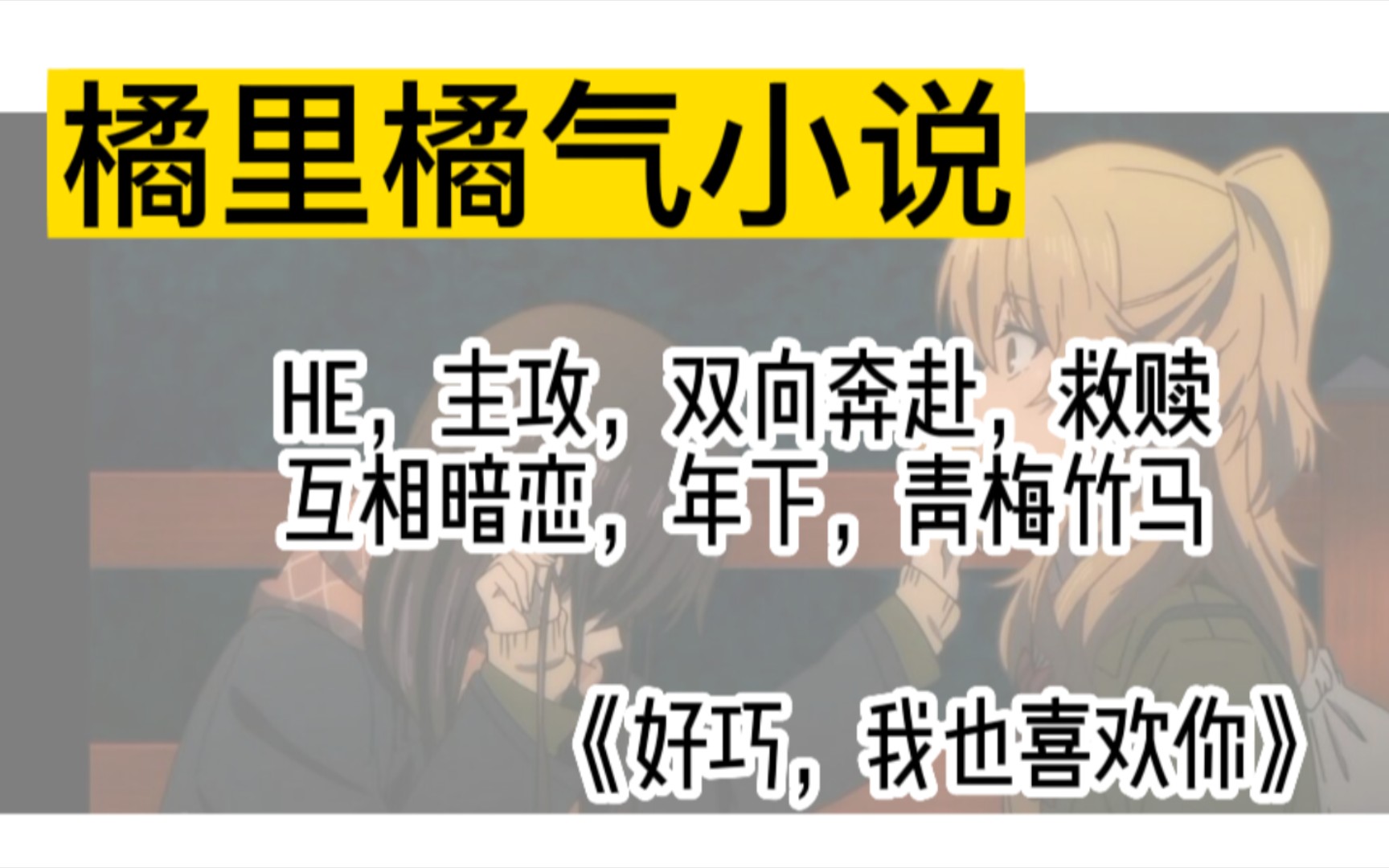 [橘里橘气/小说推荐]“六年里她们压抑思慕,魂牵梦萦.”哔哩哔哩bilibili