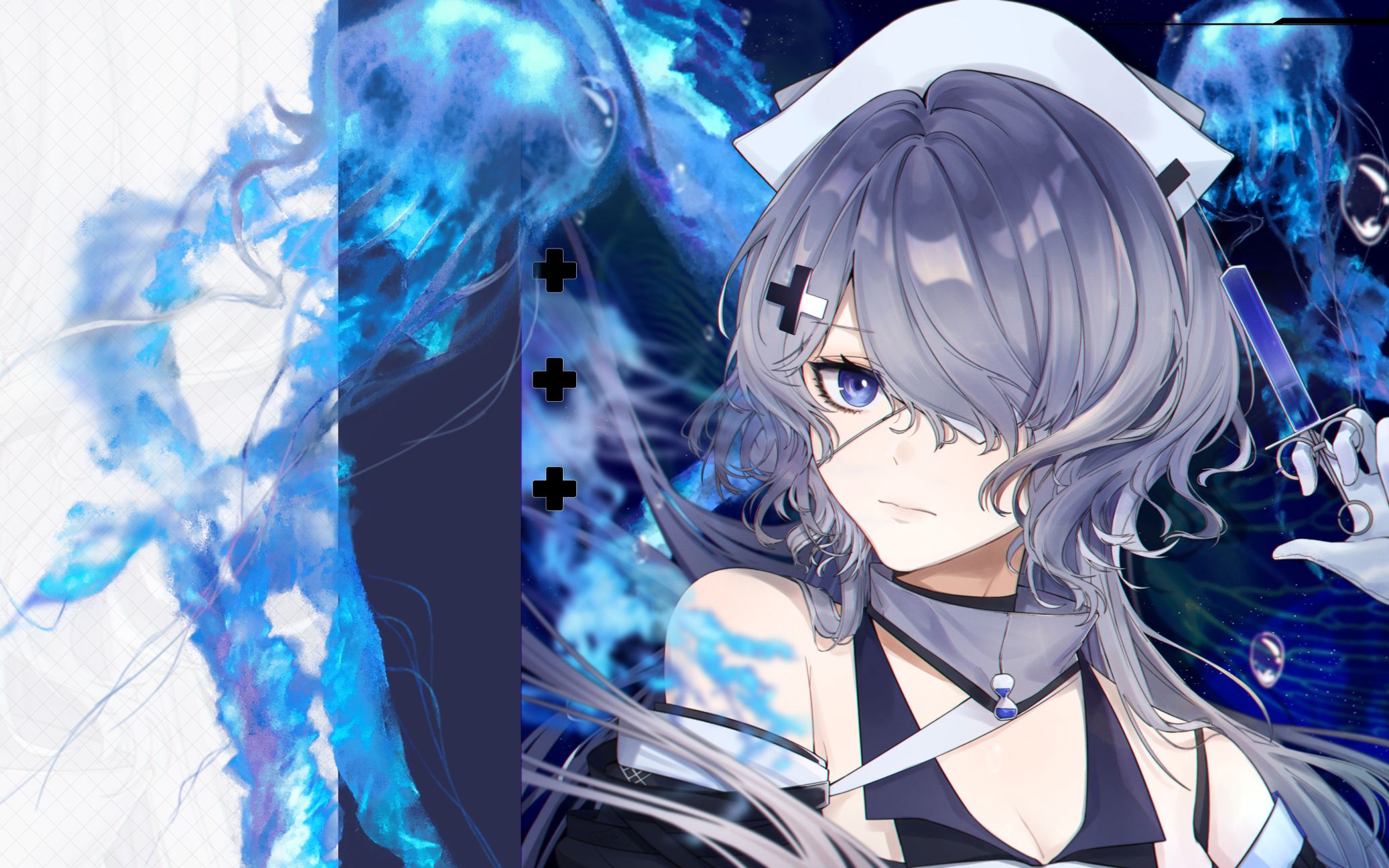 【荀异】水母的养殖过程·明日方舟同人绘画