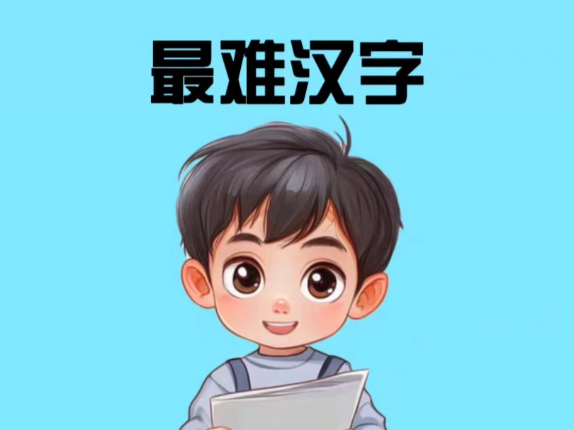 最难汉字哔哩哔哩bilibili