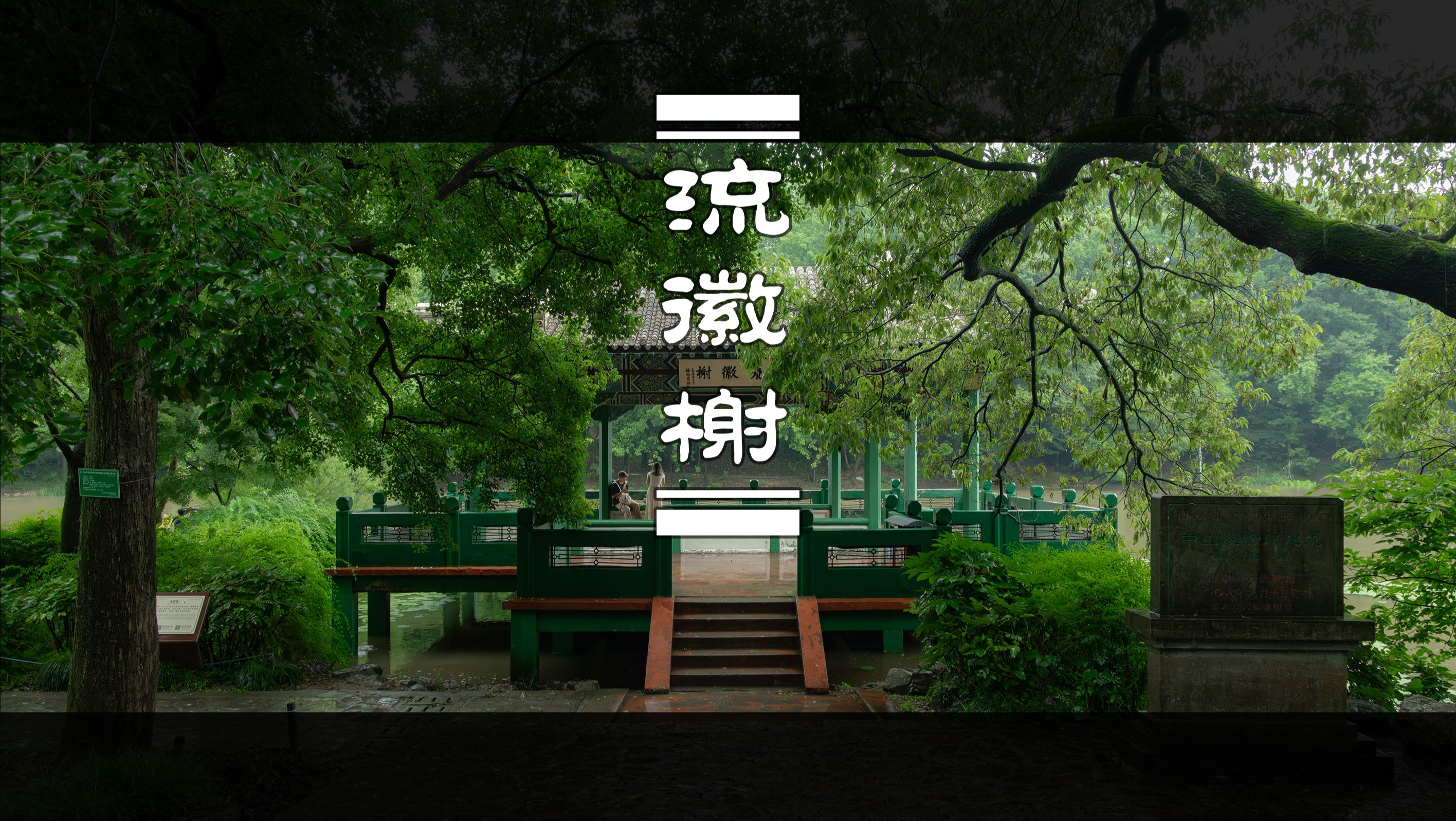 南京有一处仙境，我悄悄告诉你，她淅淅沥沥的样子丨 南京 流徽榭  雨景丨 8K看世界 丨 佳能R5C 8K 画质