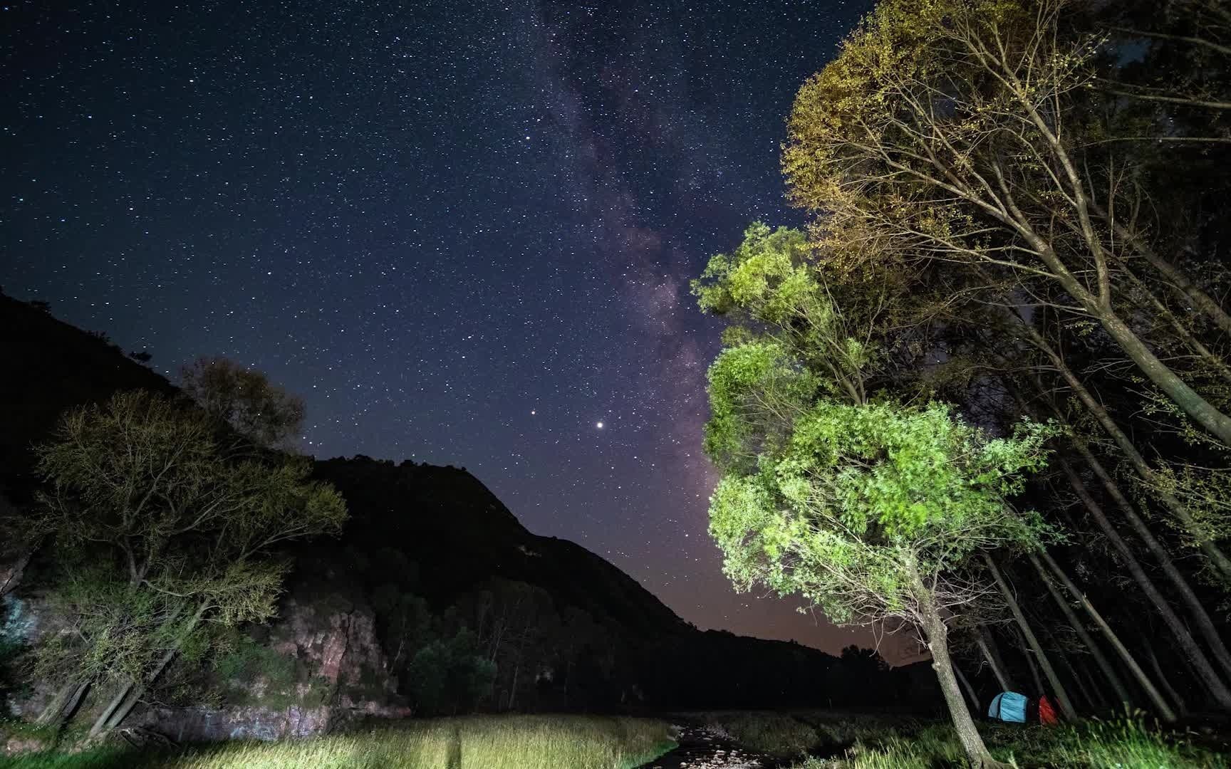 【星空】索尼A7M3+老蛙12mm 山西银河哔哩哔哩bilibili