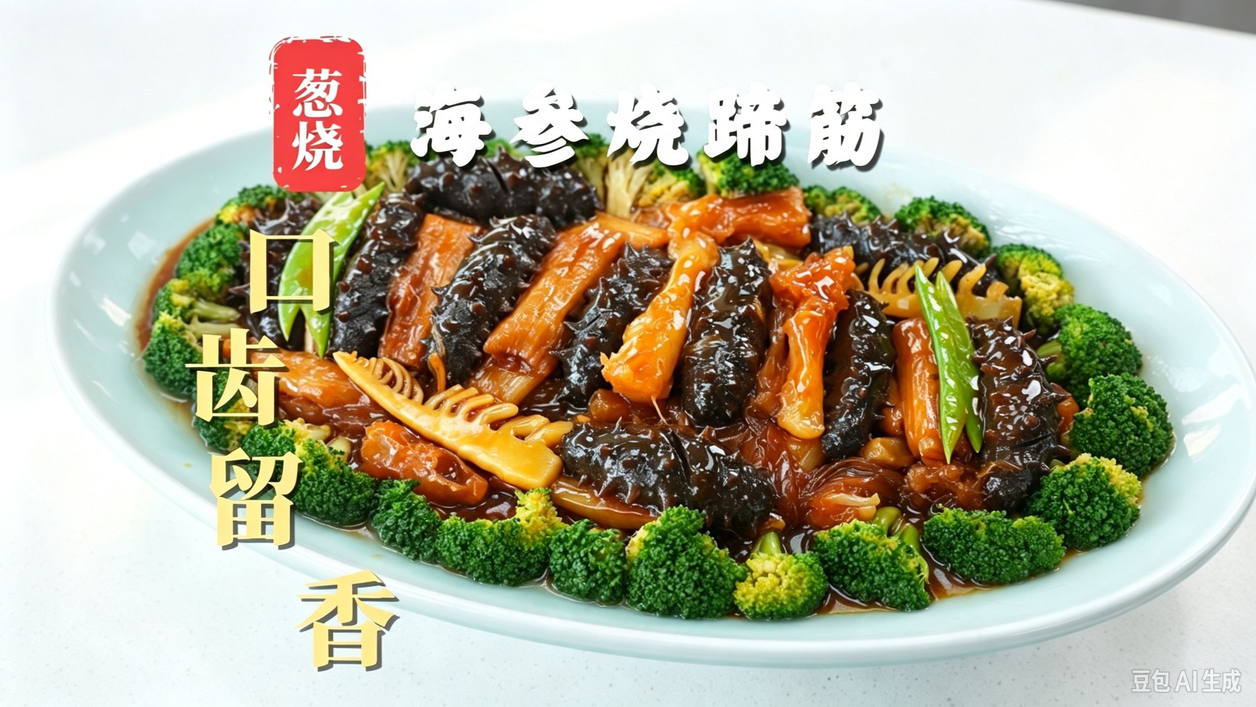 家宴常见又上档次的鲁菜名菜[海参烧蹄筋]教程来啦