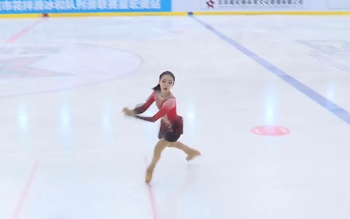 齐文瑄(2010上) 选曲好听 少年高龄组短节目 2023年北京市花样滑冰和