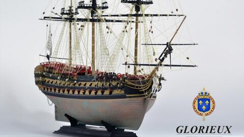 荷兰传奇旗舰七省号帆船模型-哔哩哔哩