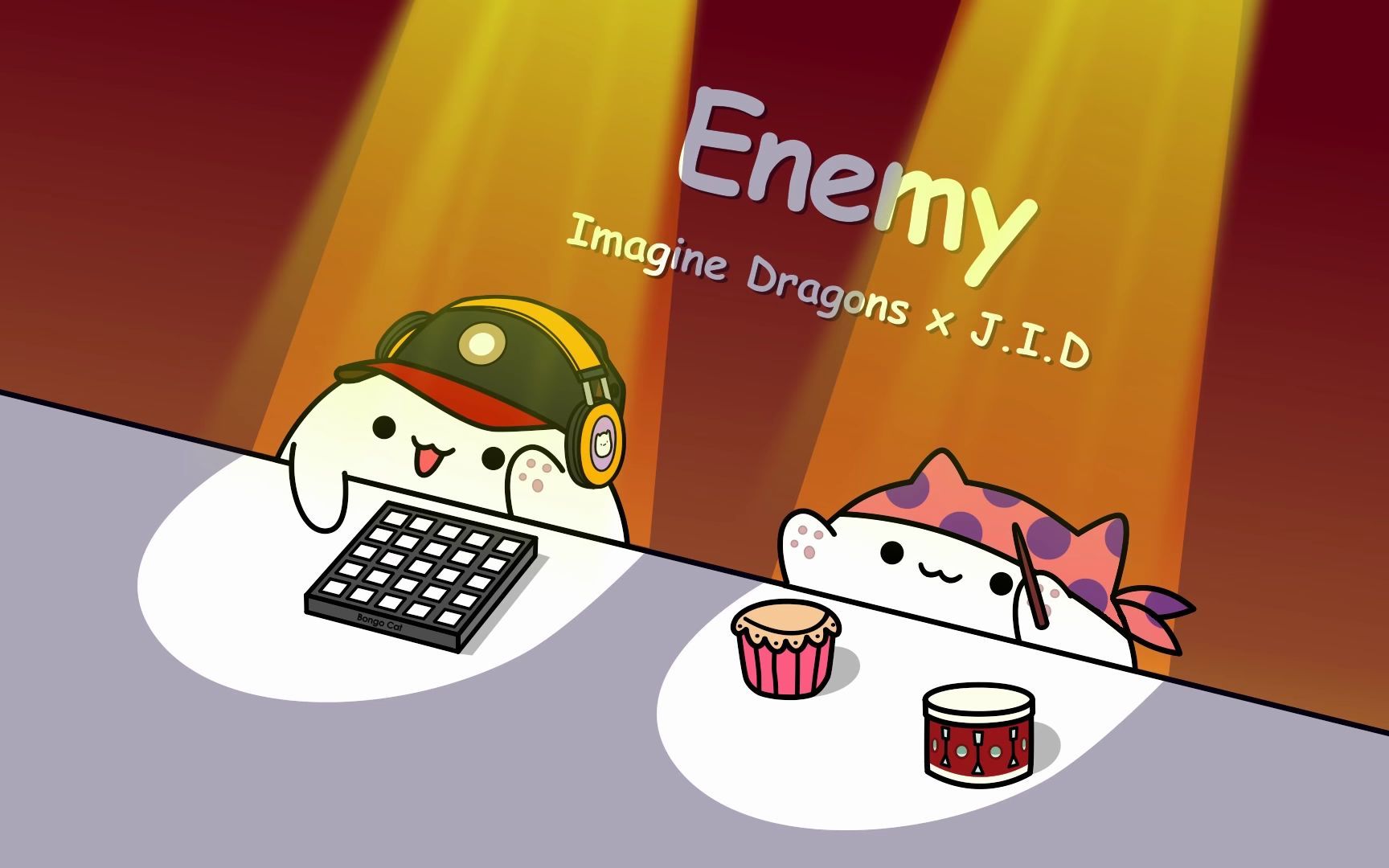 [图]【Bongo Cat】Enemy - Imagine Dragons x J.I.D