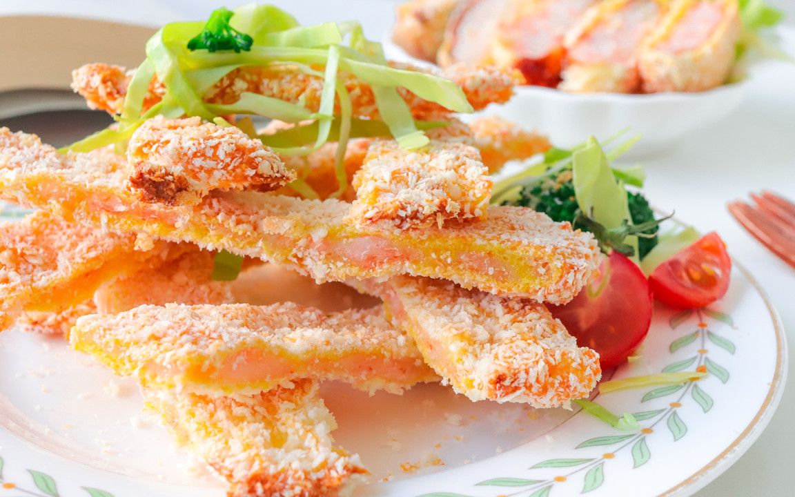 宝宝辅食 超级虾排