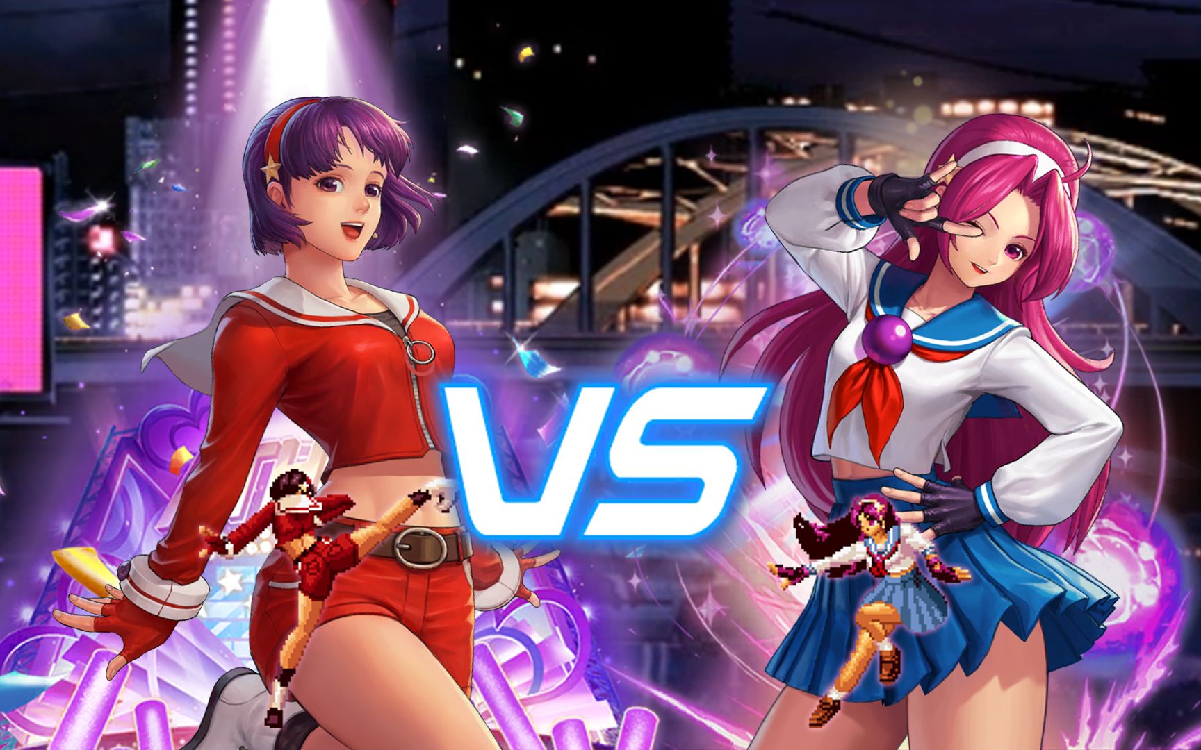 【mugen】麻宫雅典娜99的超级连环腿和新的三气超杀