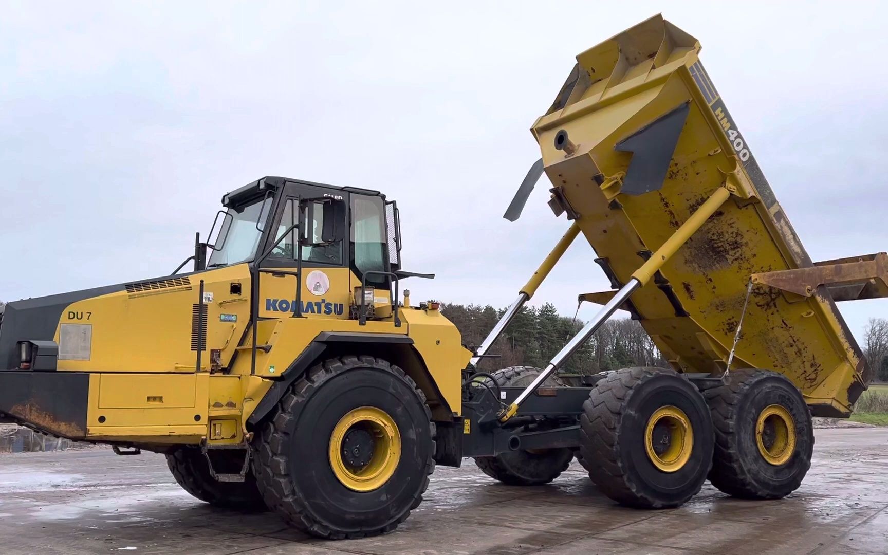 小松hm400-2自卸卡车操作展示