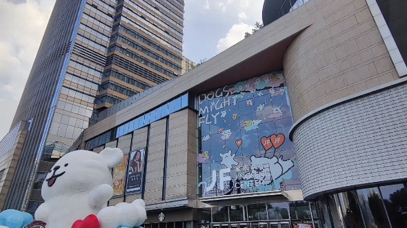 景枫的线条小狗快闪店