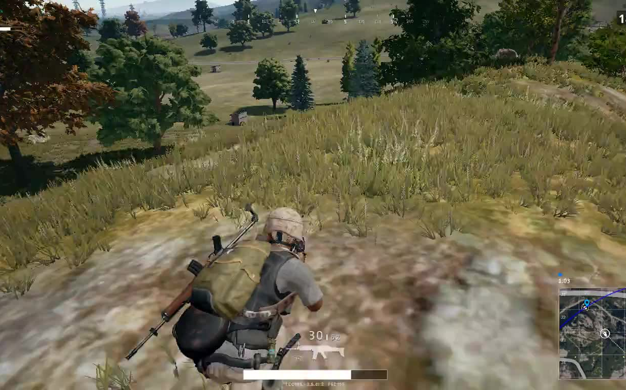 扫描二维码 点赞 无聊玩一盘吃鸡结果在最后因为屏幕分辨率低和眼瞎坑