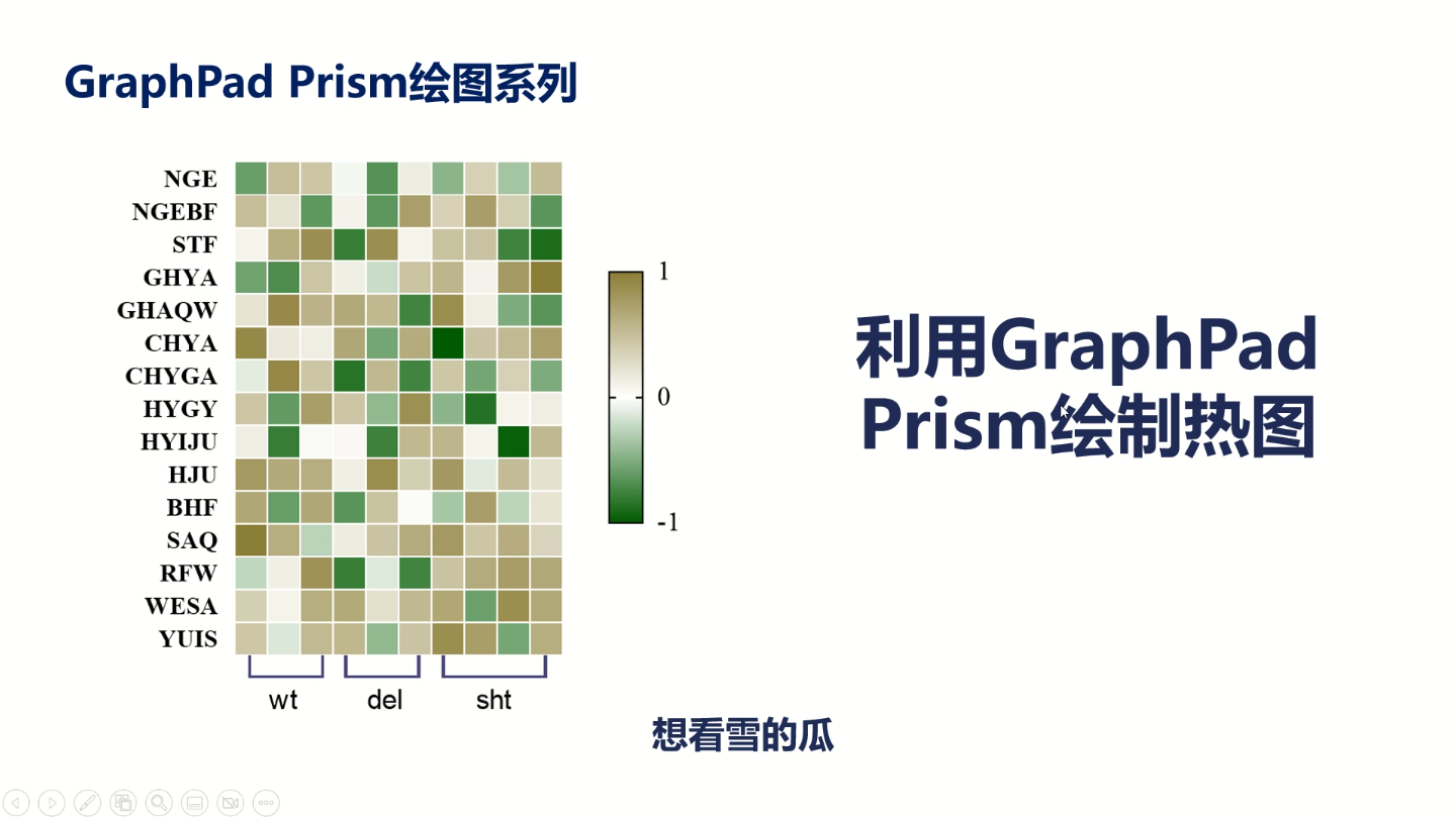 GraphPad Prism绘制热图绘制SCI生信图、基因图哔哩哔哩bilibili