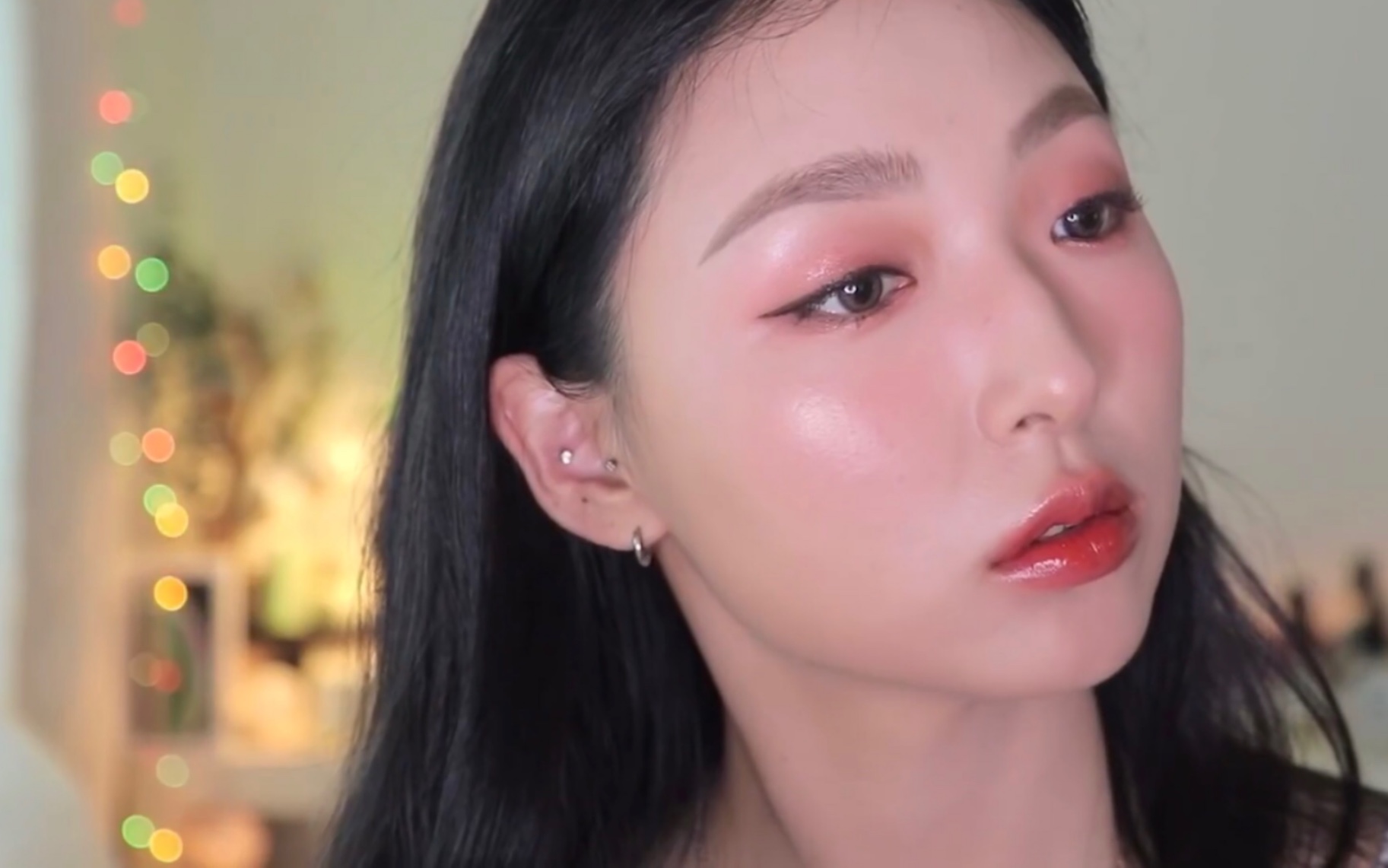 【sobong】高级单眼皮/技术型美妆,超爱她手法,这次是温柔的约会日常