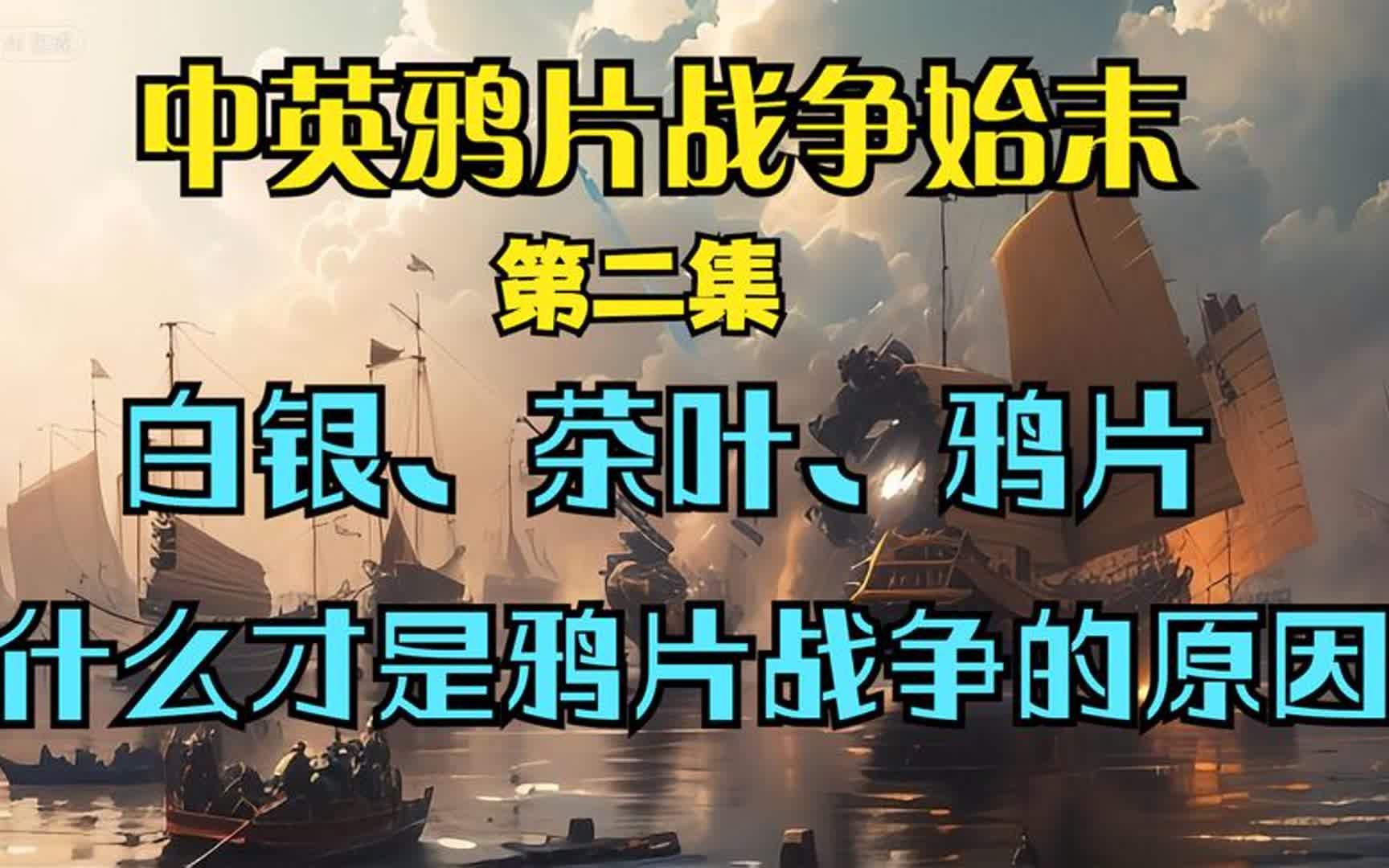 鸦片战争(二)茶叶、鸦片、白银,什么才是鸦片战争爆发的原因哔哩哔哩bilibili