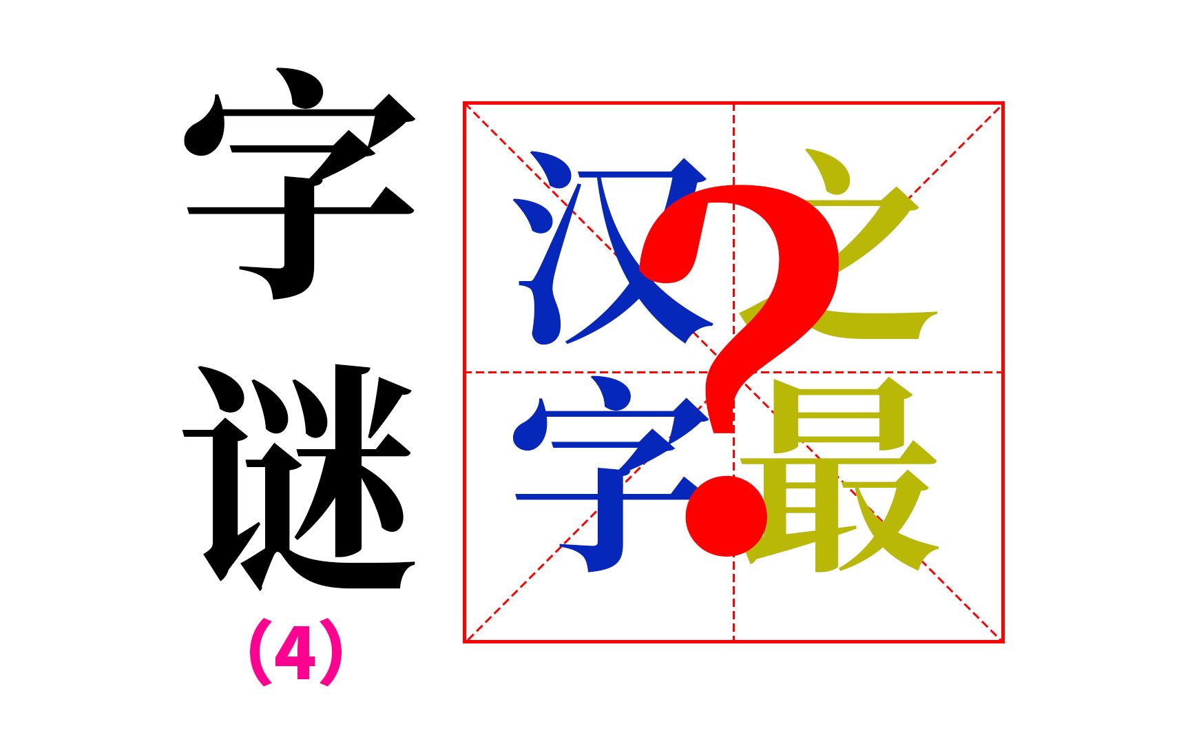 【神奇的汉字】第四期,字谜——笔画最少的字与笔画最多的字哔哩哔哩bilibili