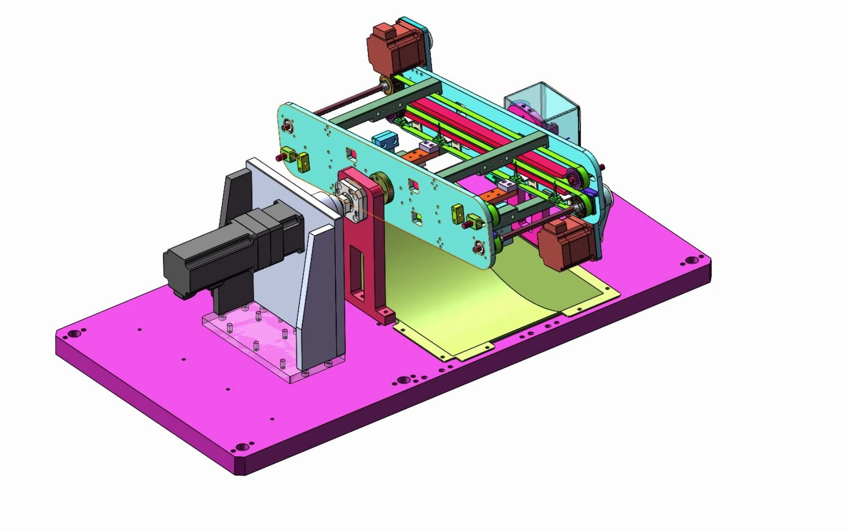 pcb板180度翻转机构设计,设计很细节都是干货