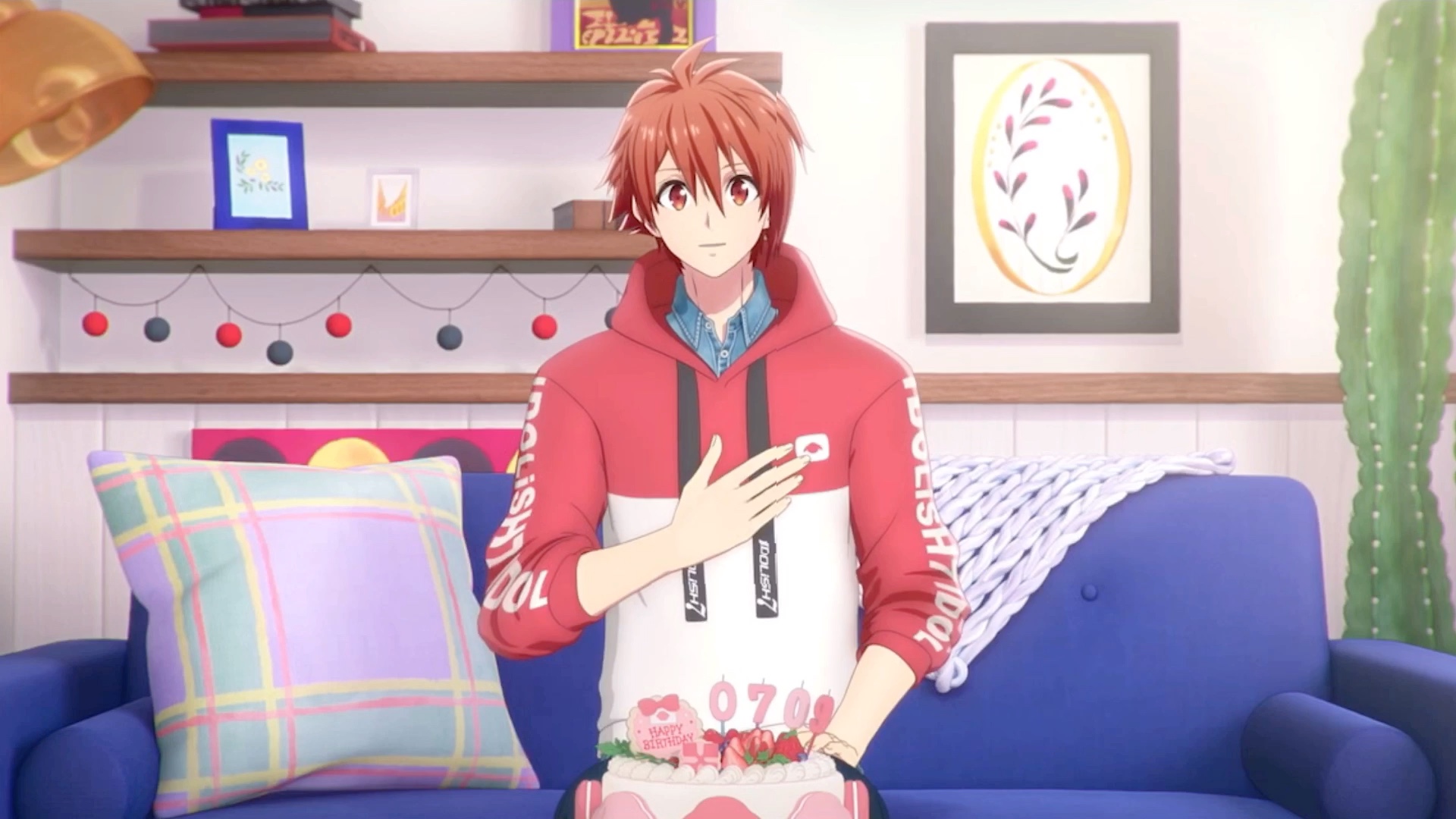 【idolish7偶像心愿】七濑陆2020生日卡 ur合成 rabbitube生日特别