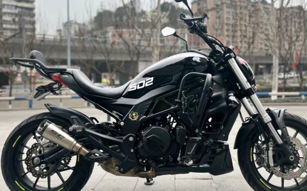 贝纳利502c升级改装sc尾段排气