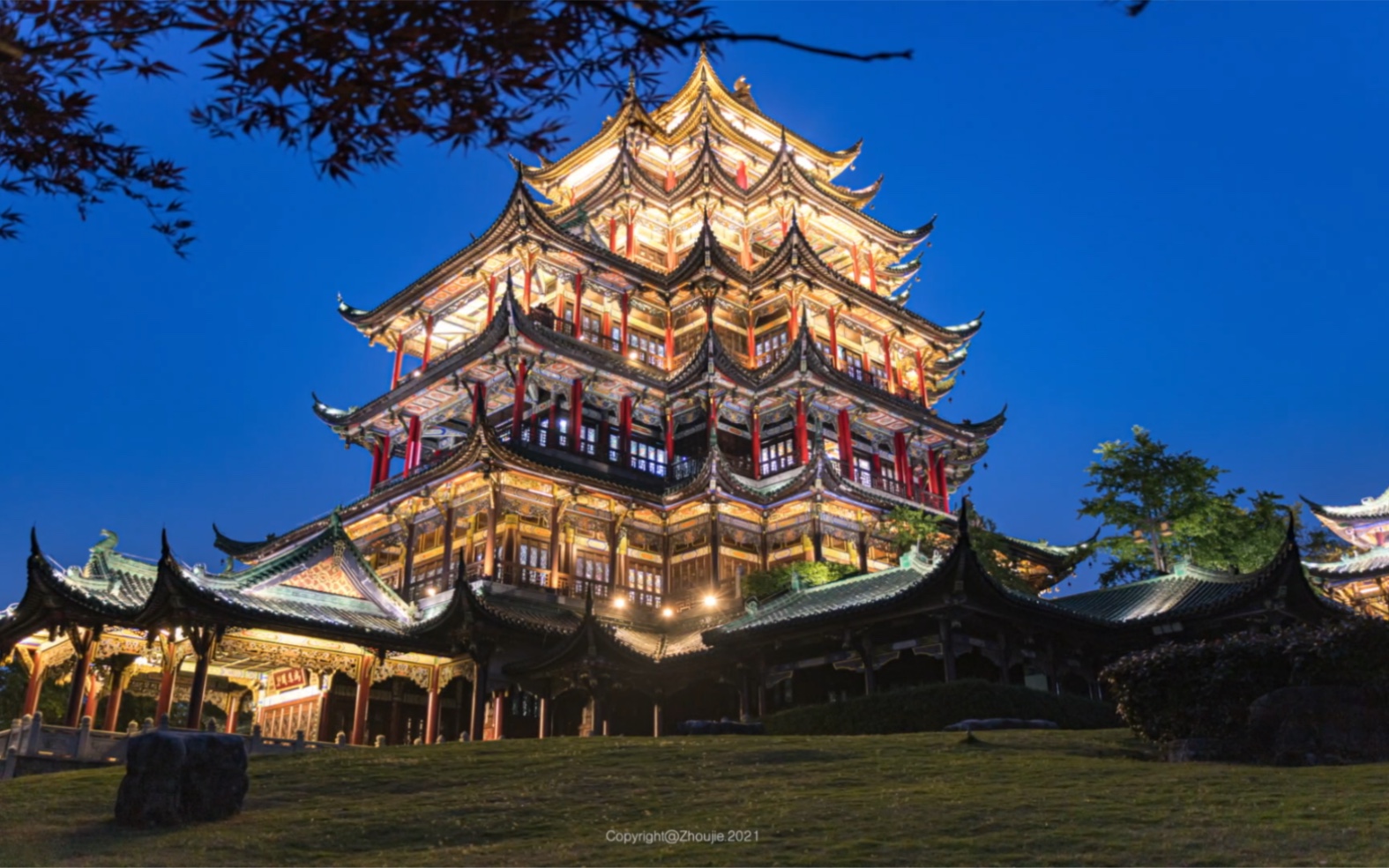 重庆最美仿古建筑鸿恩寺鸿恩阁哔哩哔哩bilibili