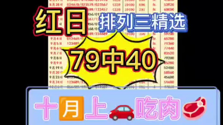 11月6日精选排三六码推荐,今日排三推荐,今日排三预测,三连虹!上车吃肉来哔哩哔哩bilibili